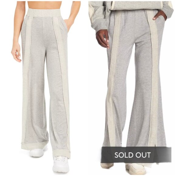 Free People Movement Embers Wide Leg Snap Pants High Rise Slouchy Oversized XS - Picture 4 of 16